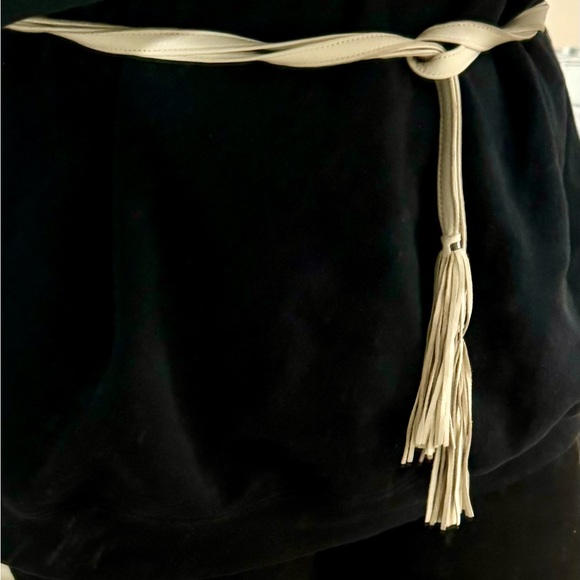 Gucci cream 100% leather tassel tie belt made in Italy - Picture 3 of 8